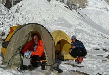 Unsere Minizelte in Lager II