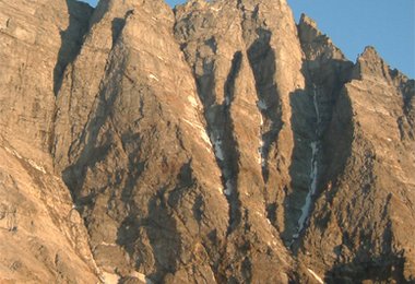 Der Nordpfeiler der Sagwandspitze ist die Tour Nr. 47