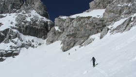 Skitour Sagherzascharte - Piccolo Mangart