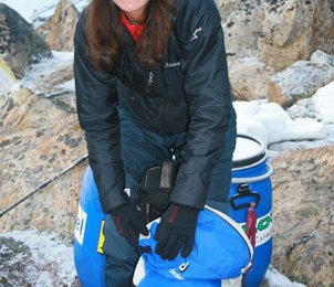 Gerlinde wenige Minuten vor dem Start, Foto:  Nathalie Steinlechner