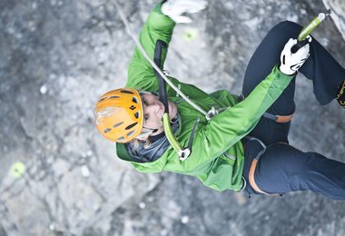Albert Leichtfried beim Ice Climbing Festival Kandersteg