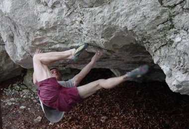 Fear the Darkness: Fb. 8a Climber: Martin Schmeisser. Foto: Archiv Martin Schmeisser ©
