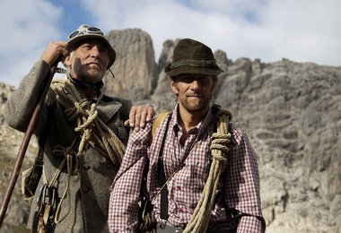 Pöll Franz und Herbert,ein Klettertag mit alter Ausrüstung