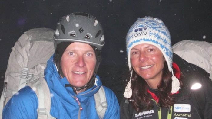 David und Gerlinde kurz vor dem Start vom BC ©www.amical.de-R.Dujmovits