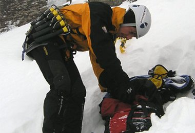 Ordnung am Gurt und einen schnellen Zugriff zu den Schrauben - hier im Bild PANPIPE von Grivel