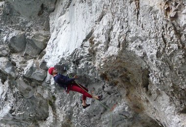 Arthur Kubista in "Der lange Atem", 9a+