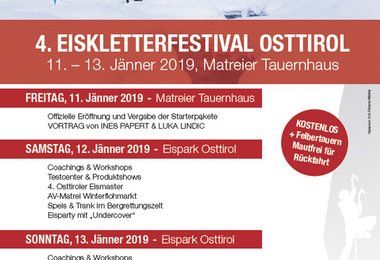 Das Eis-Festival Programm 2019