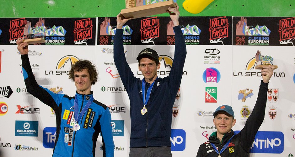 Das Siegertreppchen bei den Herren. (Foto: KVÖ / Heiko Wilhelm)