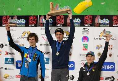 Das Siegertreppchen bei den Herren. (Foto: KVÖ / Heiko Wilhelm)