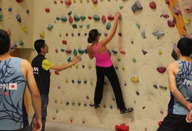 Boulderworkshop mit dem Japanischen Nationalteam