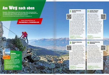 Vier neue Klettersteige im mittleren Schwierigkeitsgrad