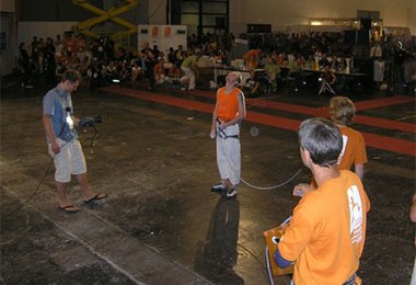 Der Sieger bei den Herren Tomas Mrazek vor dem Start.