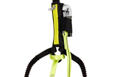 Der Ferrata Bloc kann gut verstaut werden