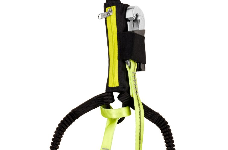 Der Ferrata Bloc kann gut verstaut werden