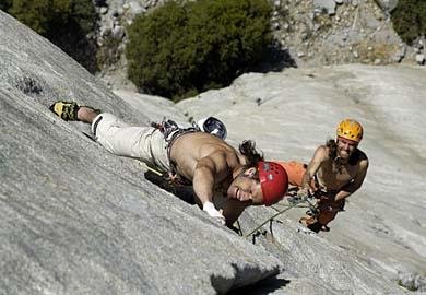 Alex und Thomas Huber in der Nose