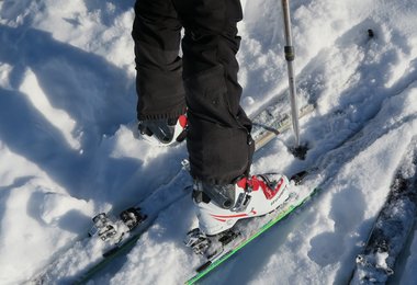 Der gute Skikanten- und Steigeisenschutz der Gallium 2.0 Hose