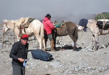 Auf dem Aconcagua - jetzt geht es zum Everest