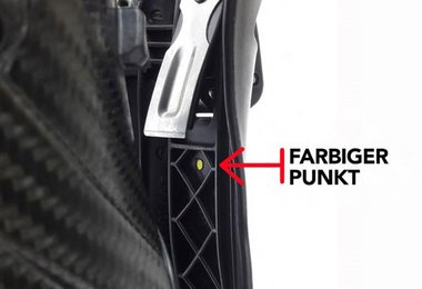 Falls Ihr Stiefel keinen farbigen Punkt auf der Innenseite des Spoilers hat, ist er von dieser Rückrufaktion betroffen.