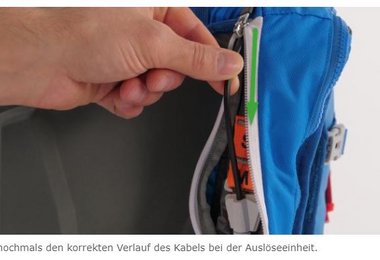 Sicherheits-Check-Mammut Lawinenairbag 3.0