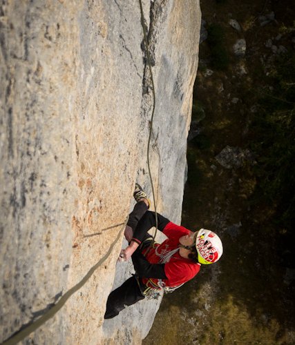 Hansjörg Auer in Feuertaufe (c) Archiv David Lama