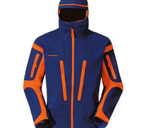 Sehr robuste und wasserdichte, körpernah geschnittene Vollstretch GORE-TEX® Pro Shell® 3-Lagen-Jacke für professionelle Ansprüche in hartem hochalpinem Gelände.