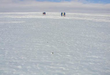 Die Landepiste in Patriot Hills