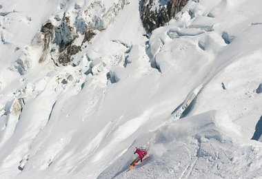 Free Ski Mountaineering Glacier de la Noire