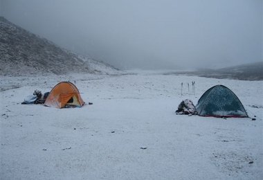 Wintereinbruch über Nacht