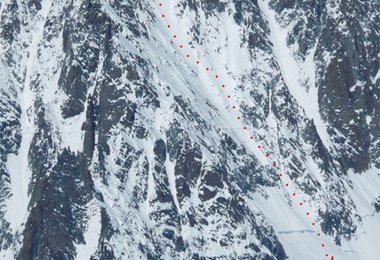Aiguille Verte – Blick vom Glacier du Geant