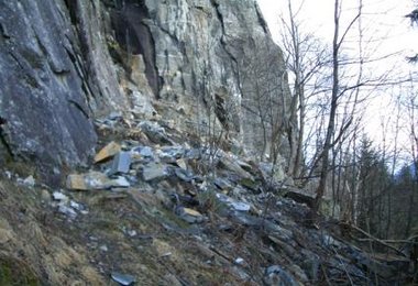 Felssturz im Klettergarten „Kreuzwand“ im Maltatal