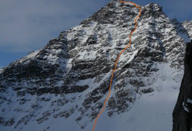 Chadwickrüggen Ostwand Route