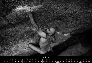 Rauer Fels - Nackte Haut 2010 - Boulder-Akt Kalender