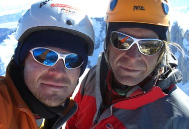 Markus Pucher und Toni Ponholzer auf dem Gipfel des Fitz Roy
