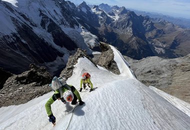 Erstbegehung Rottalhorn (3971m) Westwand