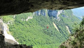 Ferrata Jule Carret - La Grotte à Carret  