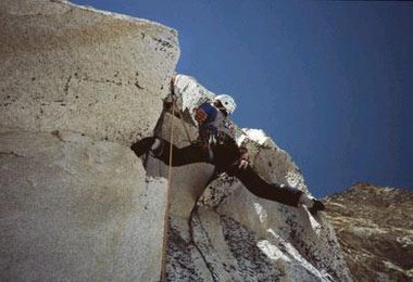 Walter kurz vor dem Riss-Dach