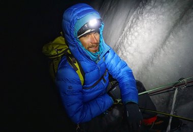 Aleš Česen am Latok 1 Nordgrat (c) Tom Livingstone