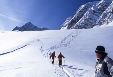 Perfekter Pulver auf dem Weg zur Steinerscharte - Foto: H. Raffalt