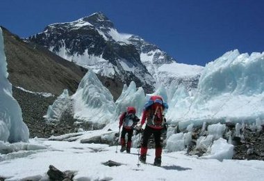 Anmarsch zum Wandfusslager