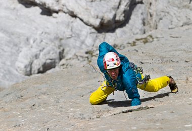 Hansjörg Auer in "Bruderliebe" (Marmolada); Foto: Damiano Levati