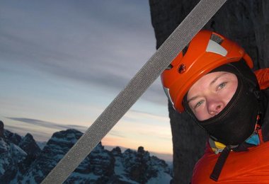 Sonnenuntergang im Biwak