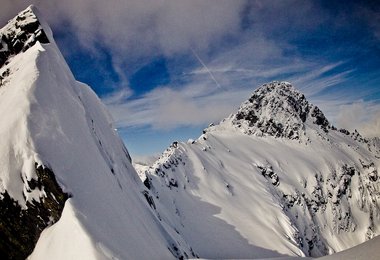 Ein Teil der langen Gratroute