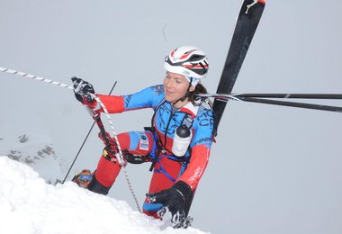 Die Vorarlbergerin Michaela Feurle sicherte sich den Sieg bei den Damen der Langdistanz.; Bilder: Andreas Künk