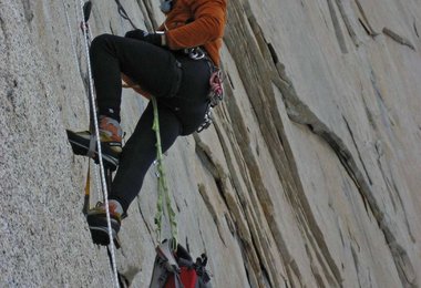 Barmasse in der Norwestwand des Cerro Piergiorgio