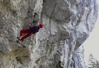 Arthur Kubista in "Der lange Atem", 9a+