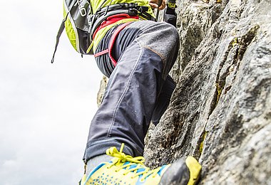 Auch für Klettersteige geeignet (Foto: Valentin Rapp)