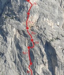 Route End of Silence, 11 SL/8b+ (c) Hannes Mair/Alpsolut