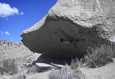 Gerhard in einem Boulder