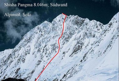 Shisha Pangma Südwand