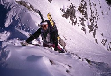 Leichte Kletterstelle am Rauhen Kamm